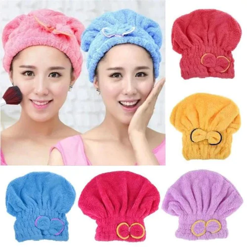 Bath Towel Head Cap