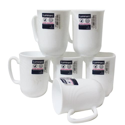 Luminarc 6Pcs Of Luminarc Cups - White