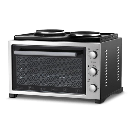 luxell mini oven with hotplate 65litres